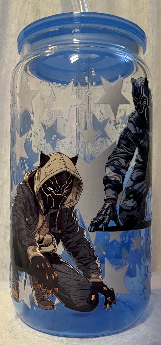 Gourde en verre Black Panther